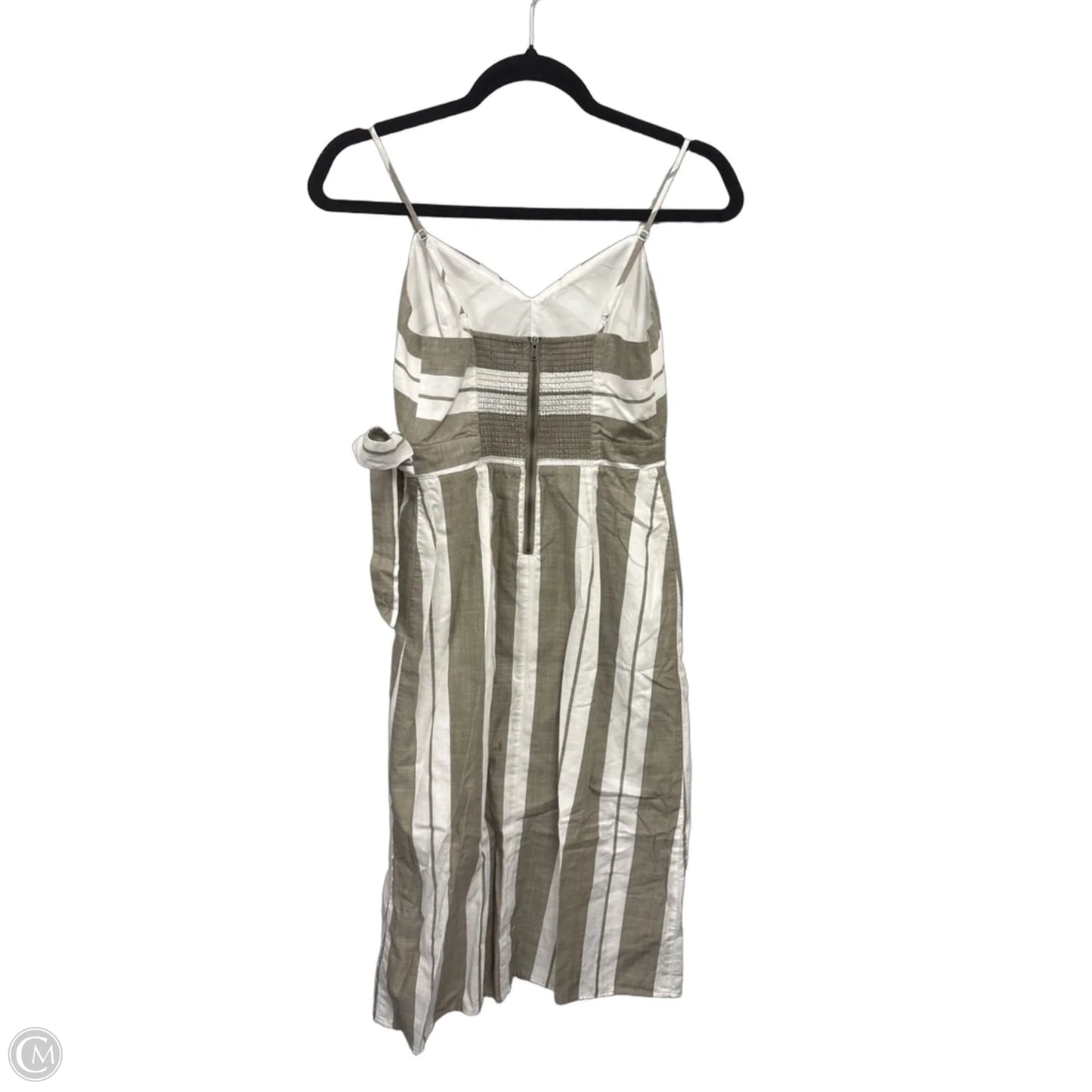 Dress Casual Short By Express In Green & White, Size: 0