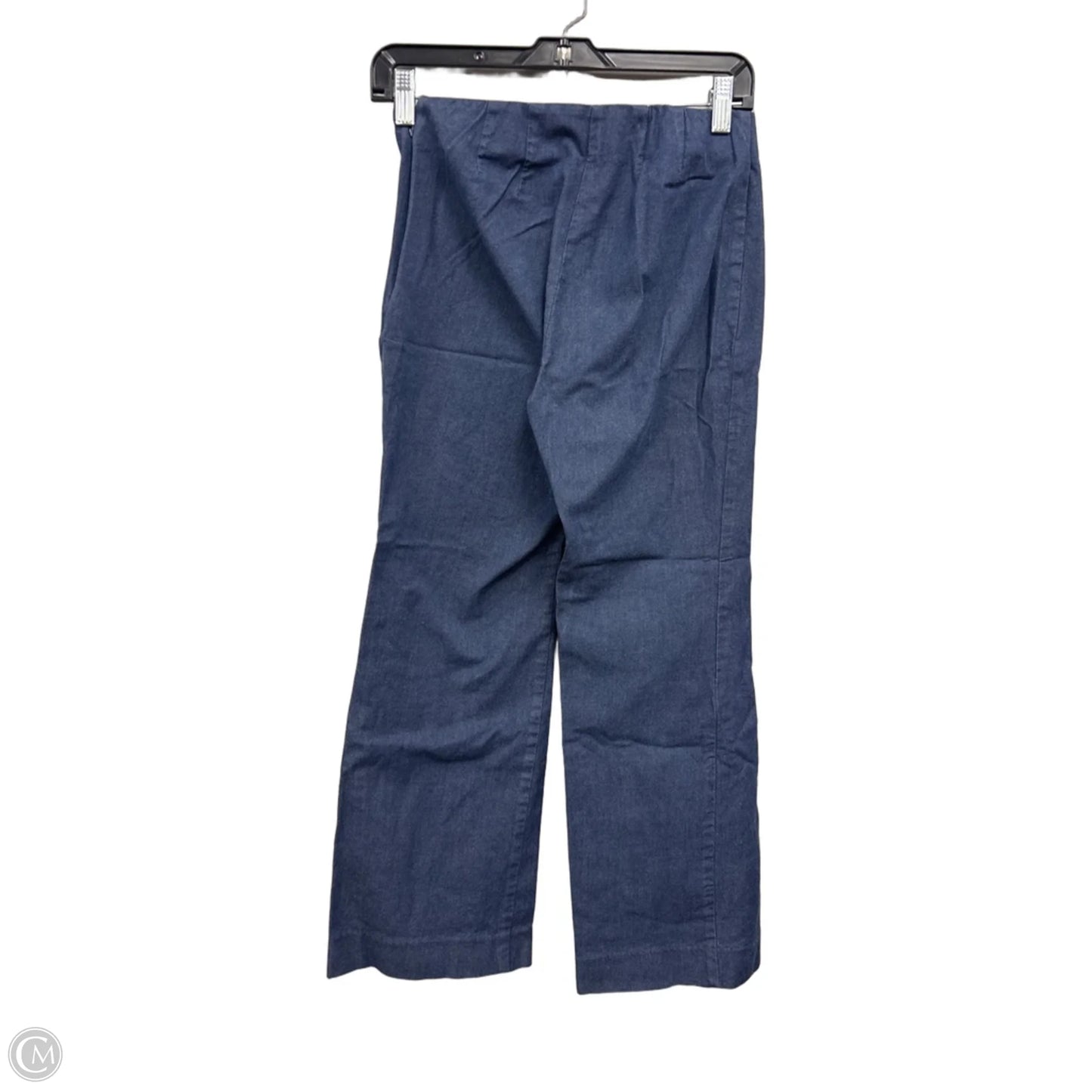 Pants Wide Leg By Talbots In Blue Denim, Size: 2p