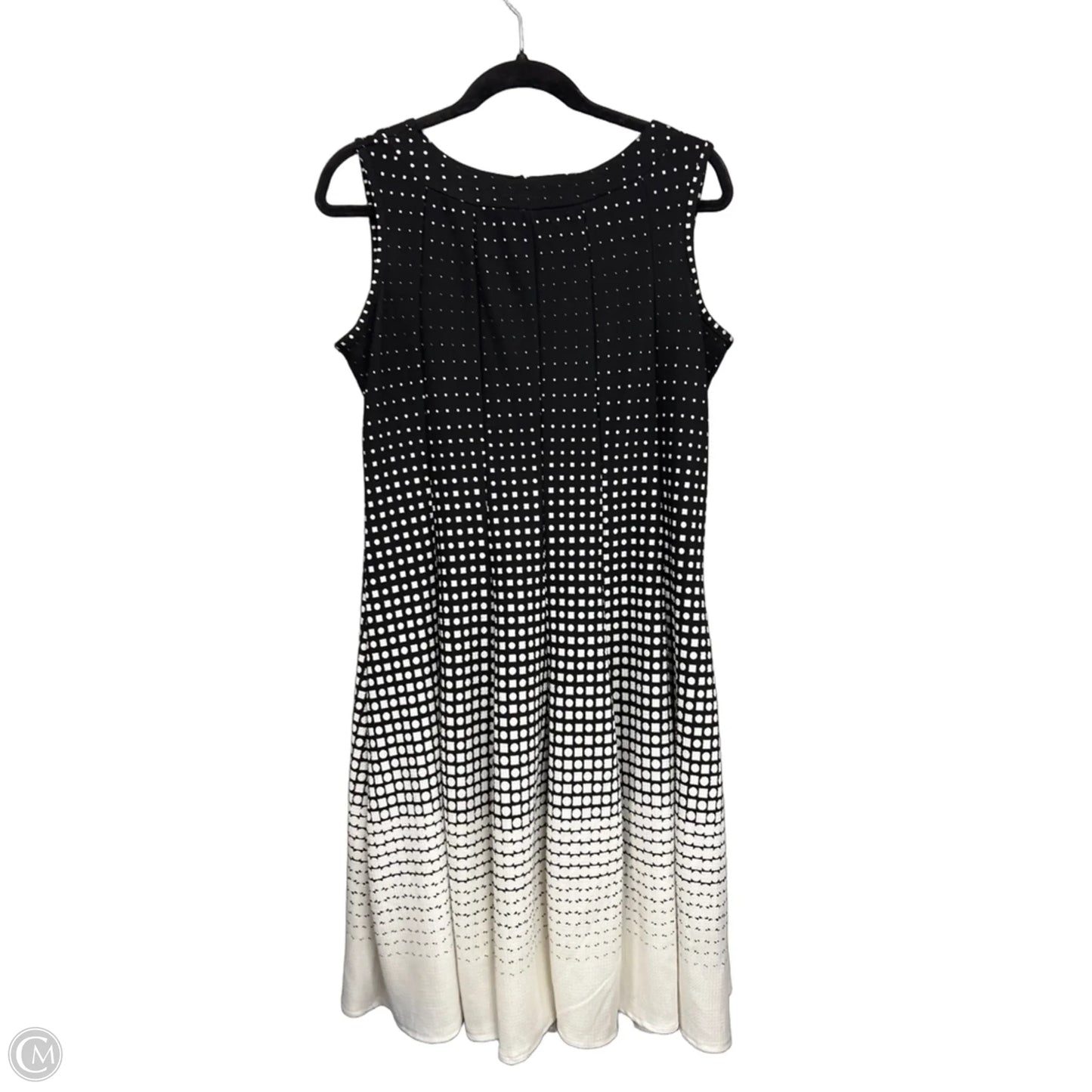 Dress Casual Midi By Haani In Black & White, Size: Lp