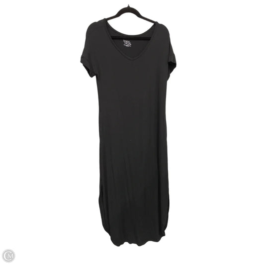 Dress Casual Maxi By Time And Tru In Black, Size: S