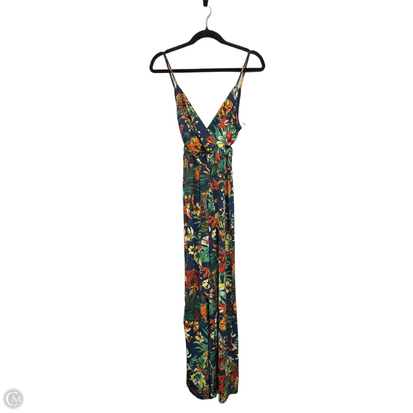 Jumpsuit By Iris In Green & Yellow, Size: S