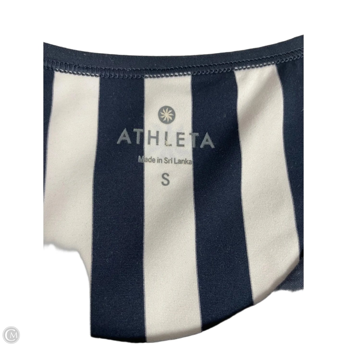 Athletic Tank Top By Athleta In Blue & White, Size: S