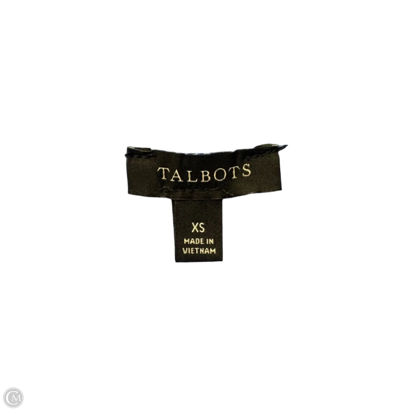 Top Sleeveless By Talbots In Blue, Size: Xs