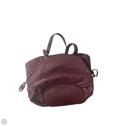 Handbag Leather By Vera Bradley, Size: Large