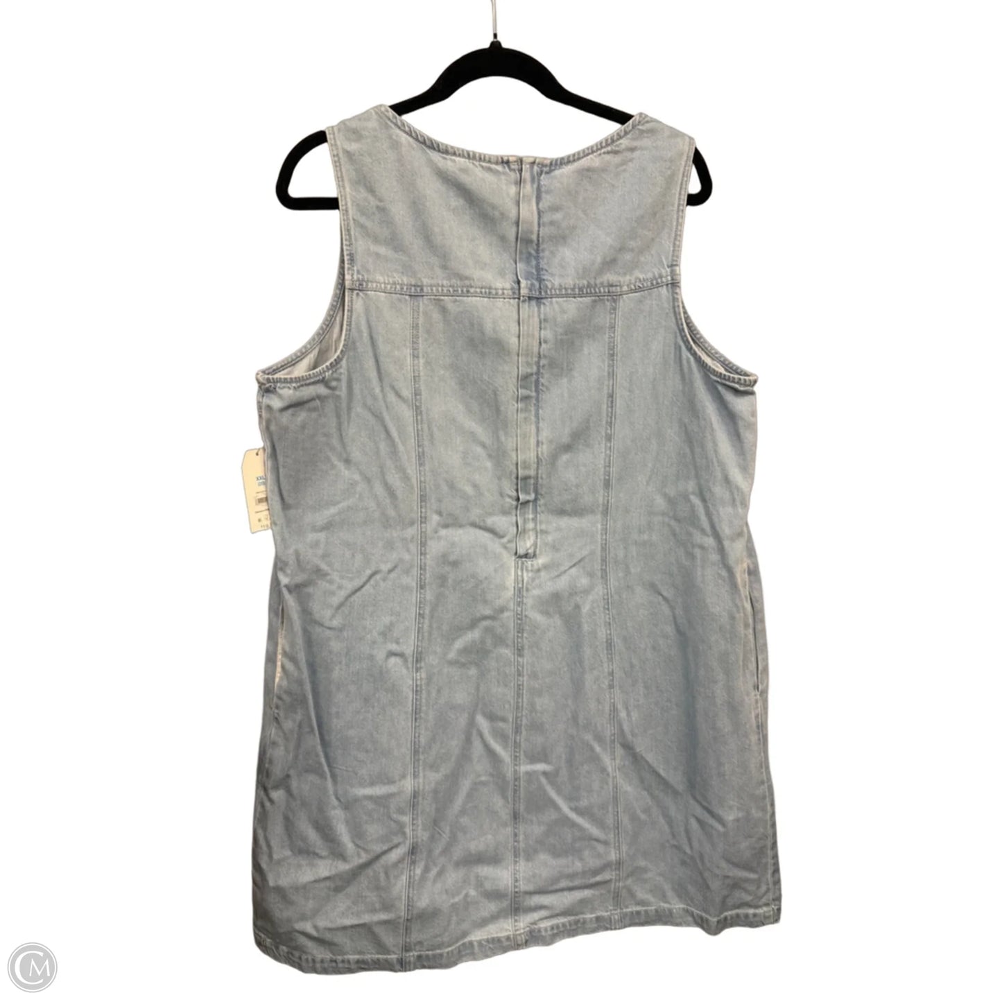 Dress Casual Short By Time And Tru In Blue Denim, Size: Xxl
