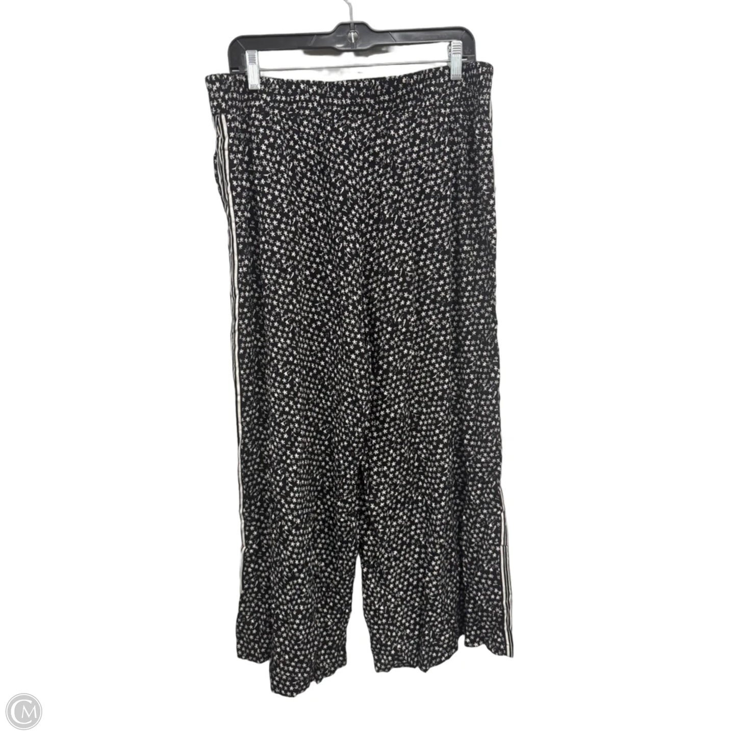Pants Wide Leg By Max Studio In Black & White, Size: Xl