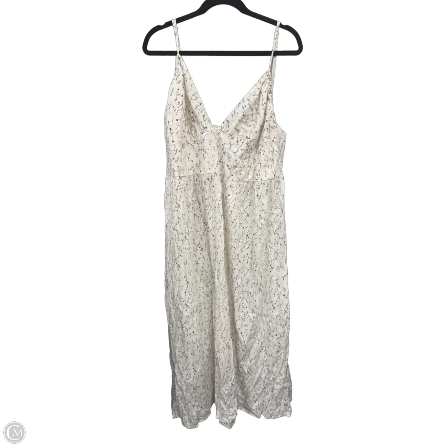 Dress Casual Maxi By H&m In Black & Cream, Size: Xxl