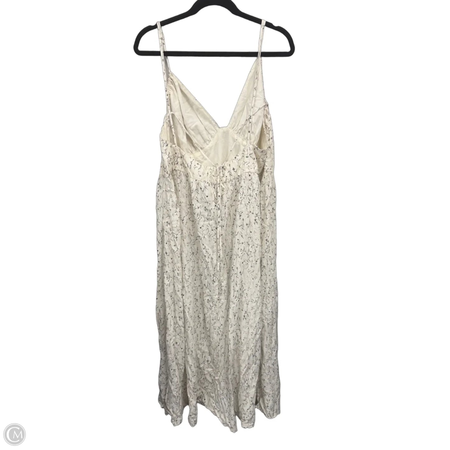 Dress Casual Maxi By H&m In Black & Cream, Size: Xxl