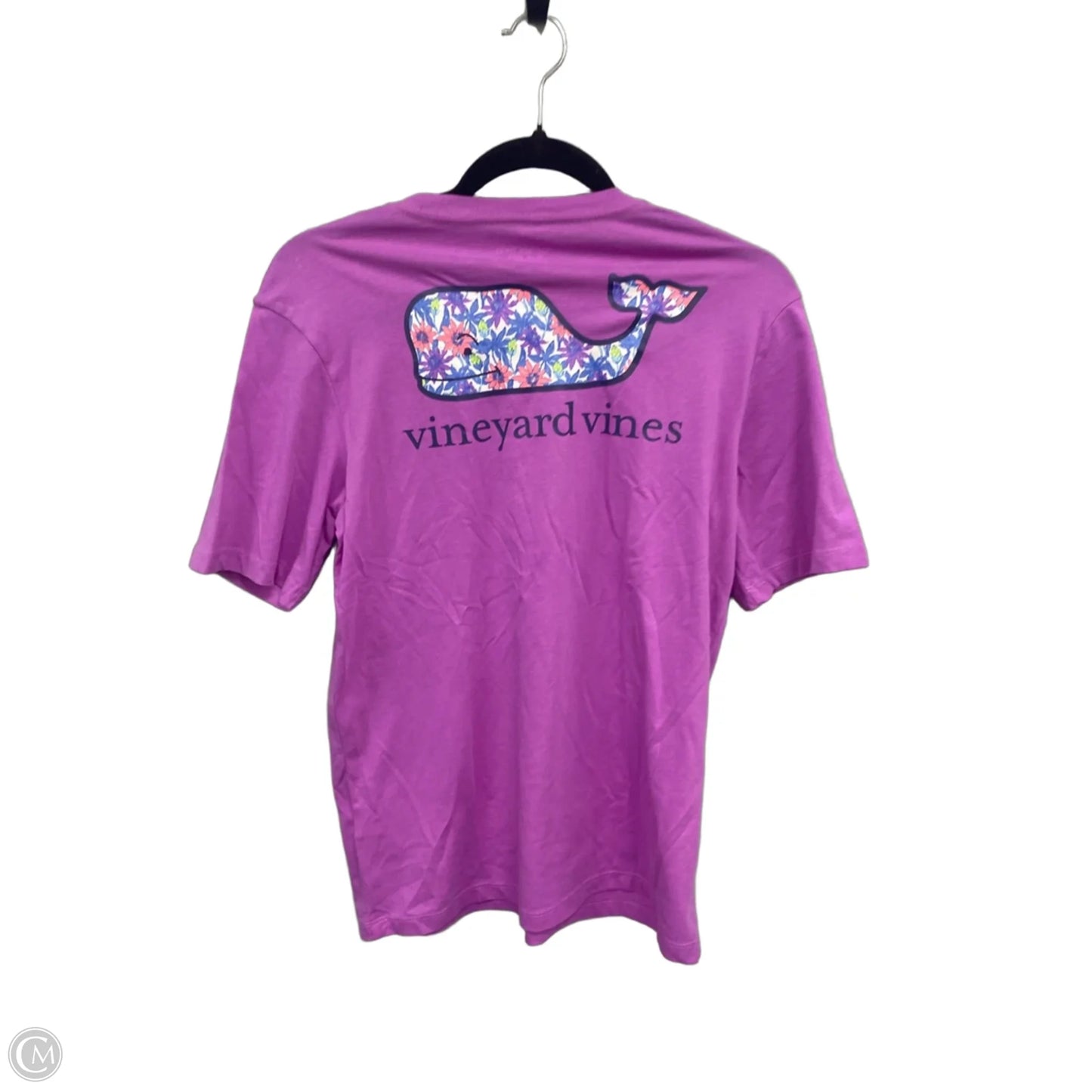 Top Short Sleeve Basic By Vineyard Vines In Purple, Size: L