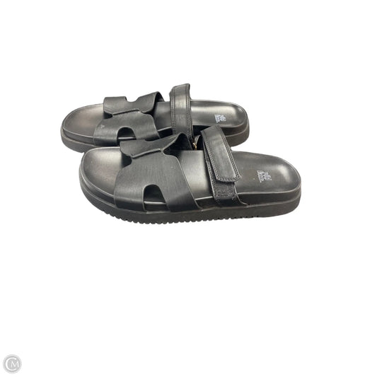 Sandals Flats By Wild Fable In Black, Size: 8
