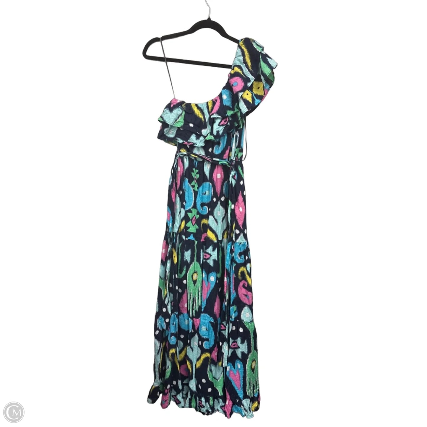 Dress Casual Maxi By Crown And Ivy In Blue & Yellow, Size: S