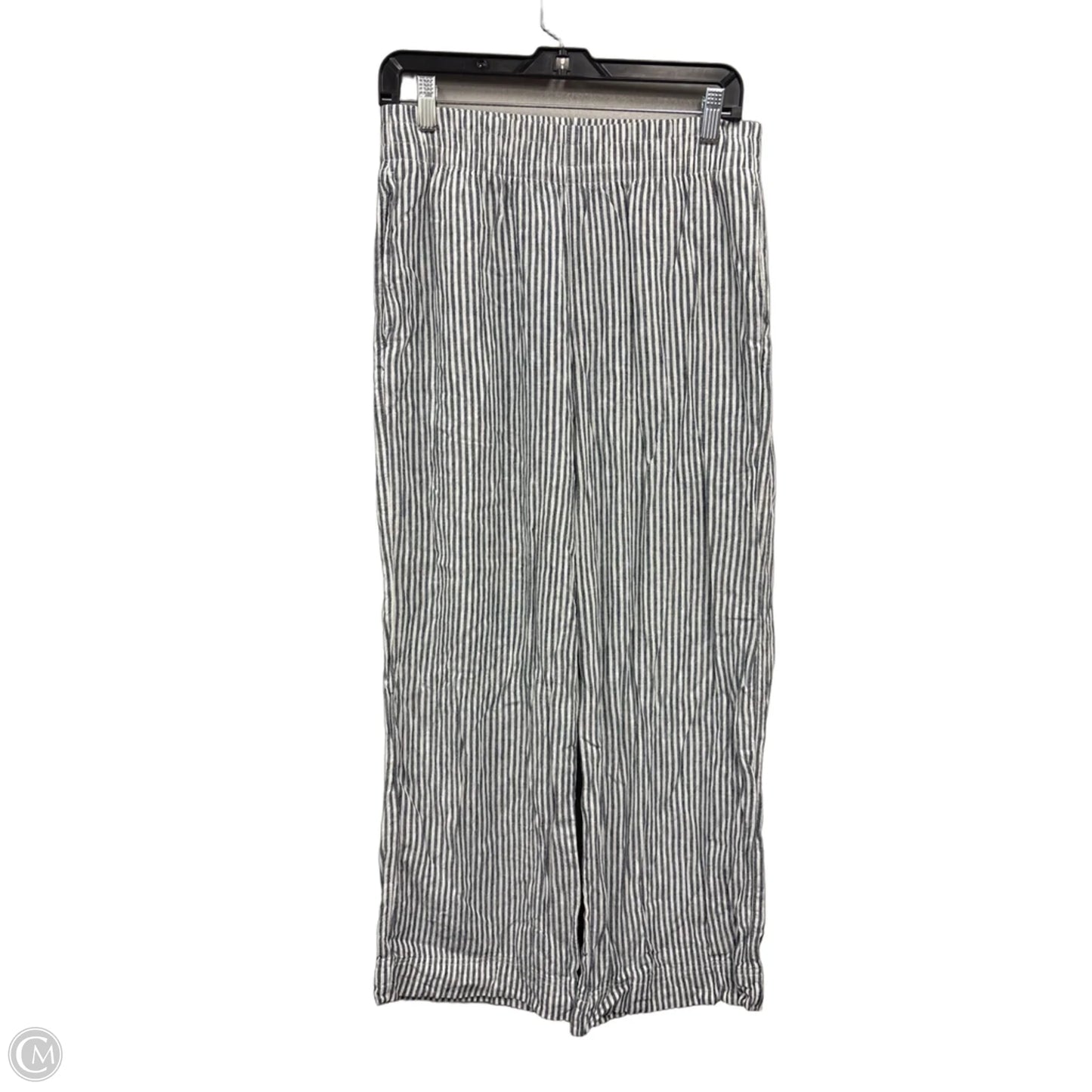 Pants Linen By Old Navy In Grey & White, Size: M