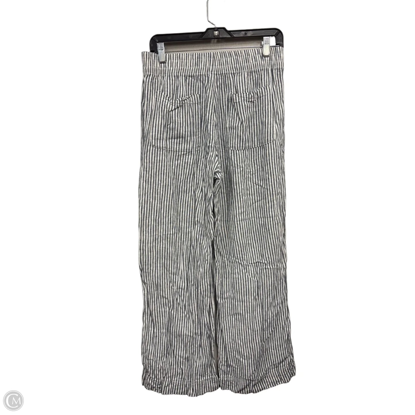Pants Linen By Old Navy In Grey & White, Size: M