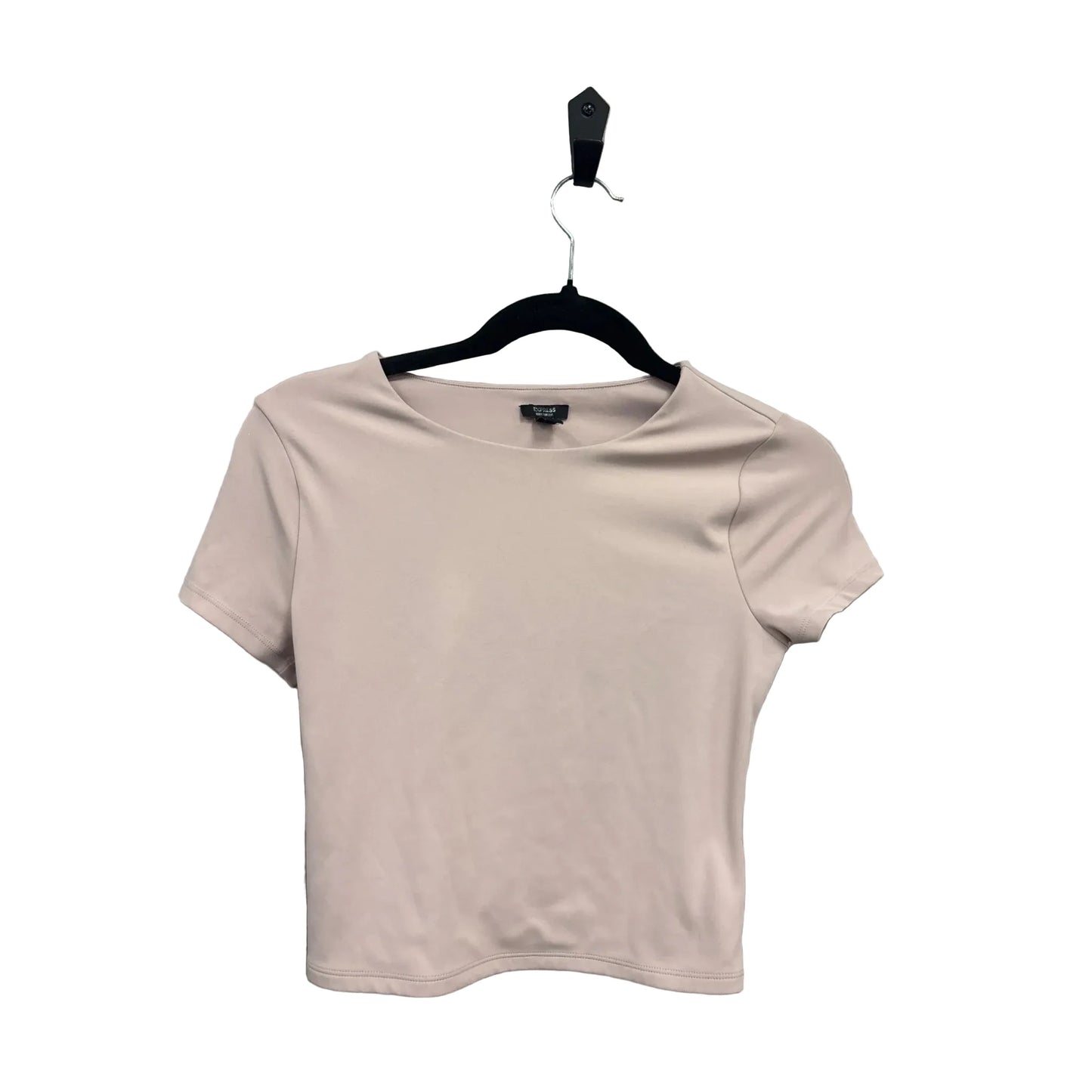 Top Short Sleeve By Express In Peach, Size: S
