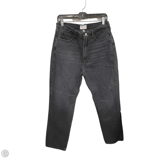 Jeans Boyfriend By Frame In Black Denim, Size: 10