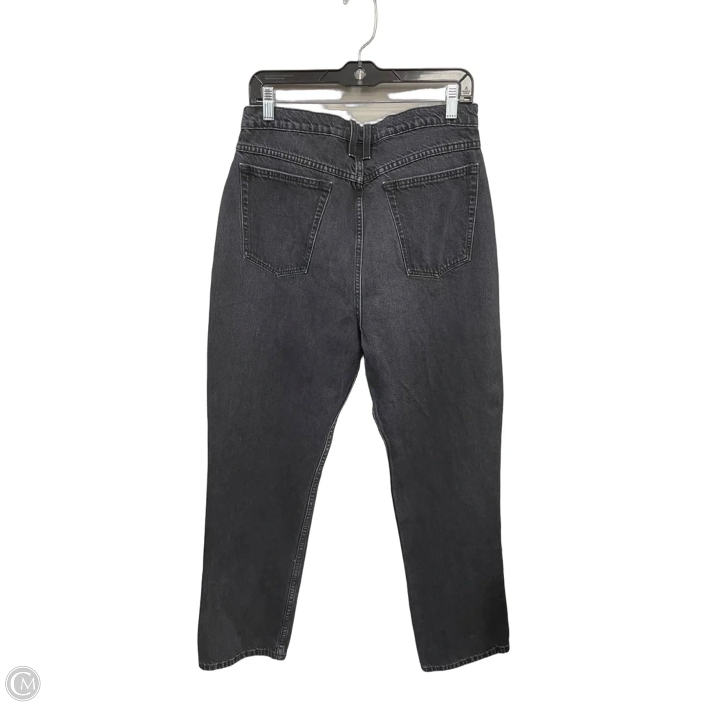 Jeans Boyfriend By Frame In Black Denim, Size: 10