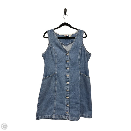 Dress Casual Short By Levis In Blue Denim, Size: Xl