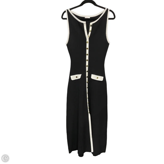 Dress Casual Maxi By Meshki In Black & White, Size: Xl