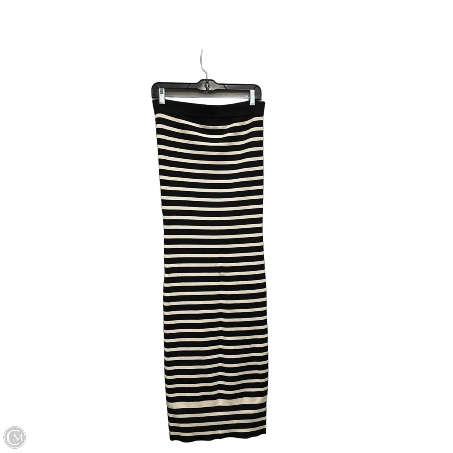 Dress Casual Maxi By J. Crew In Black & Cream, Size: M