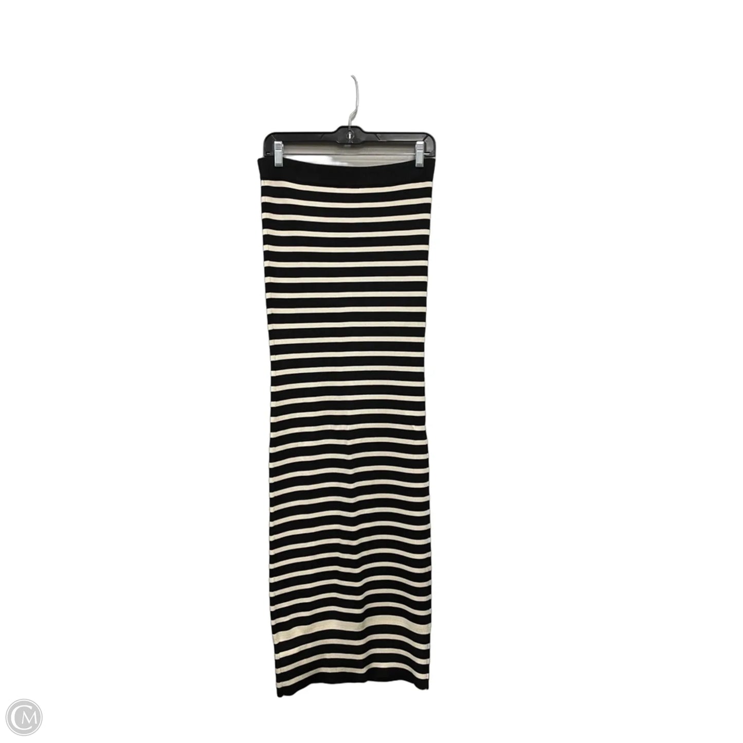Dress Casual Maxi By J. Crew In Black & Cream, Size: M