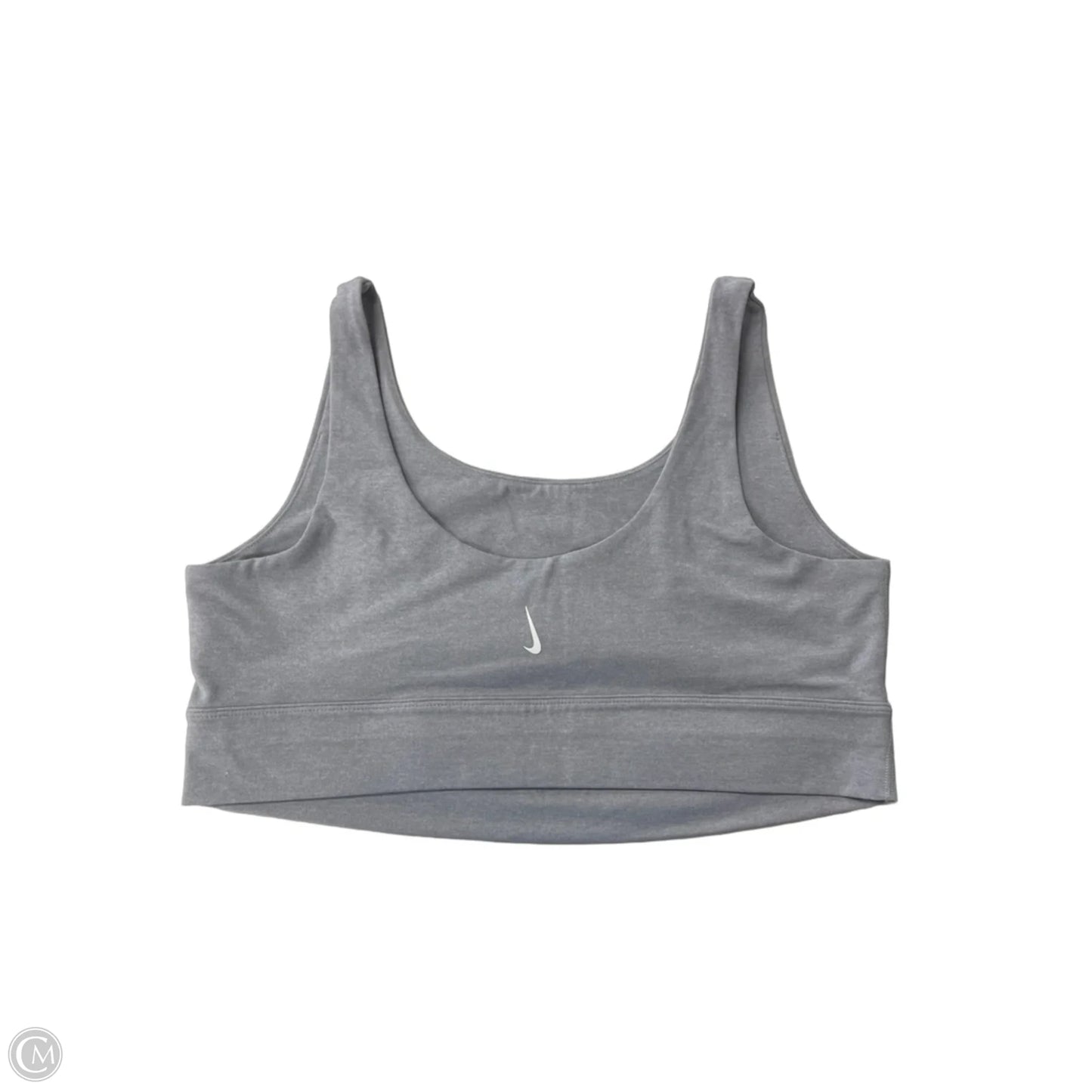 Athletic Bra By Nike Apparel In Grey, Size: 1x