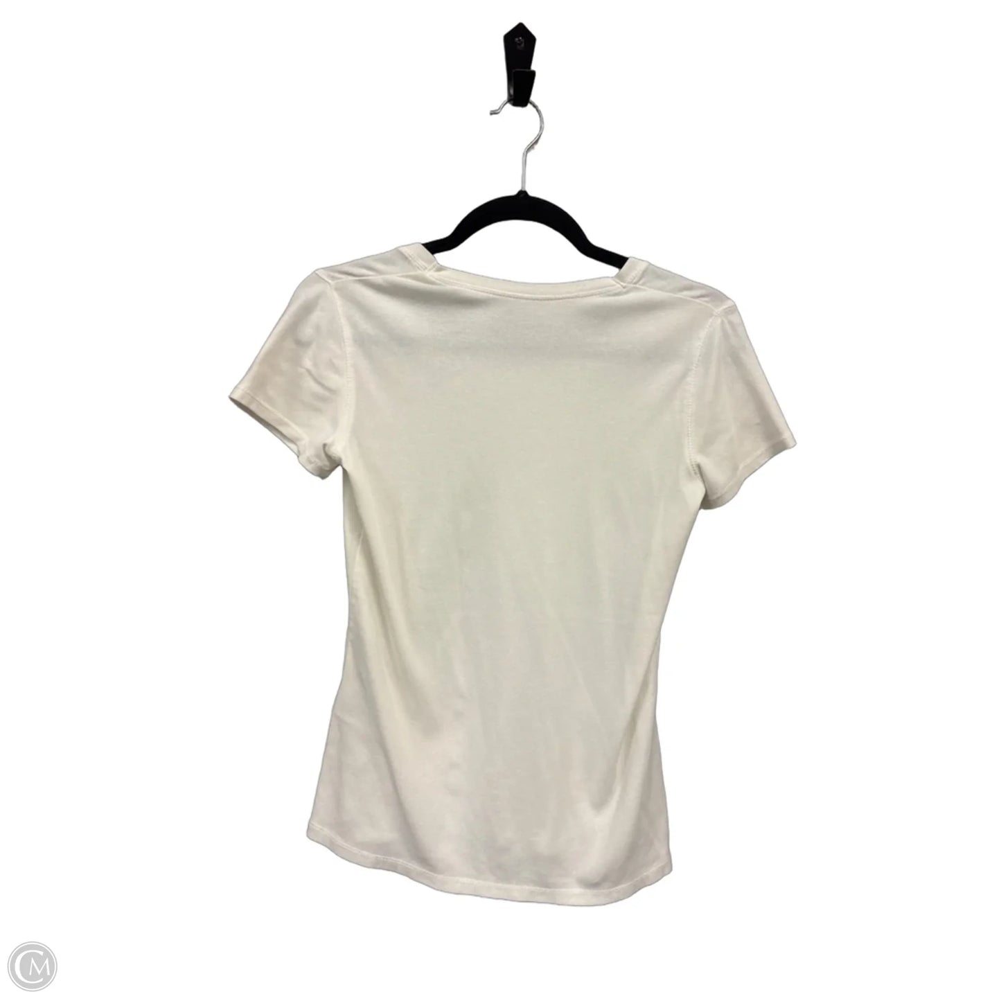 Top Short Sleeve Basic By Faded Glory In White, Size: S