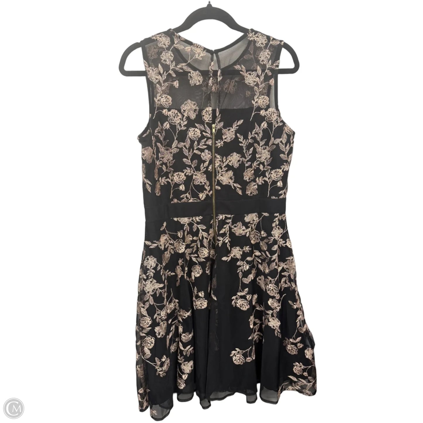 Dress Party Short By Glamour In Black & Pink, Size: 12