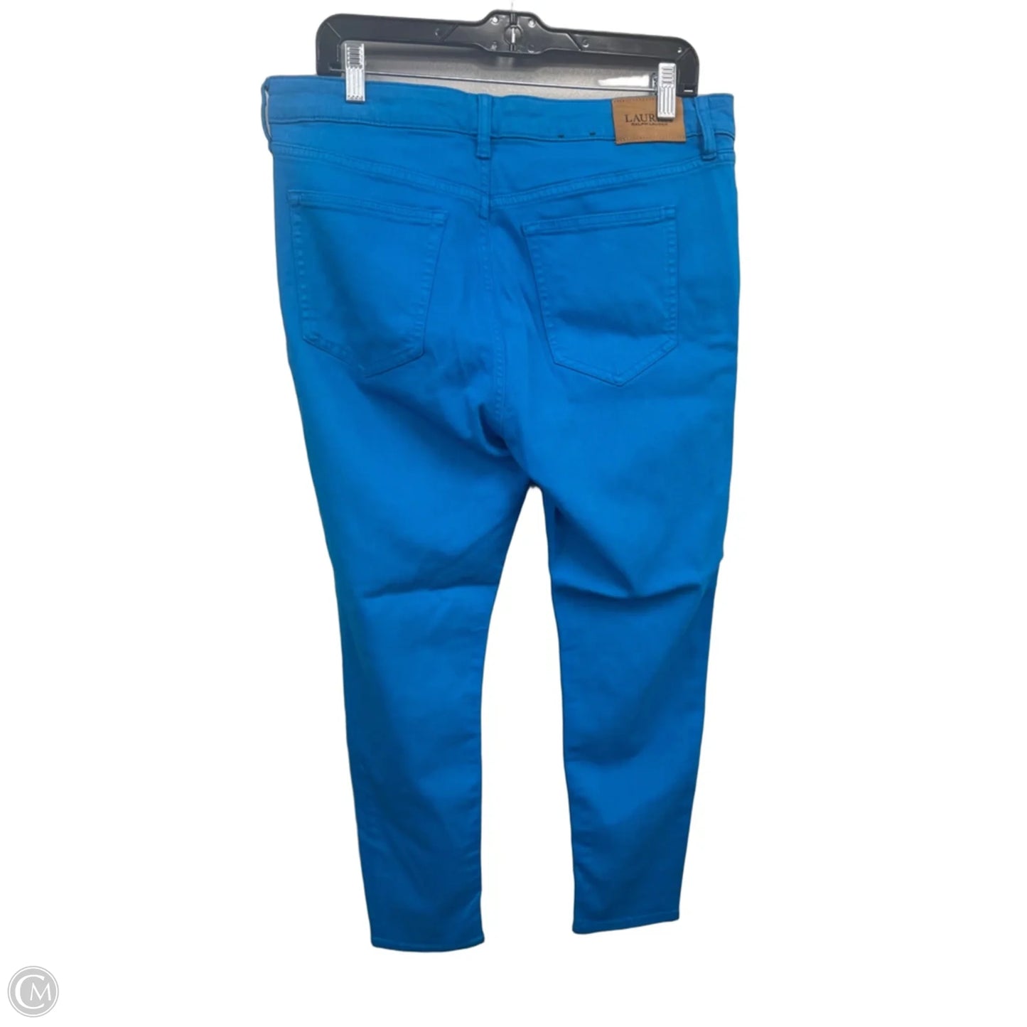 Jeans Cropped By Lauren By Ralph Lauren In Blue, Size: 14
