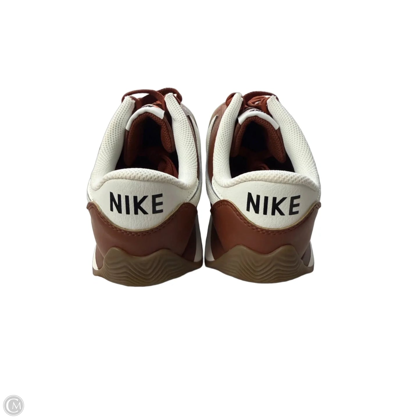 Shoes Athletic By Nike In Brown & White, Size: 9