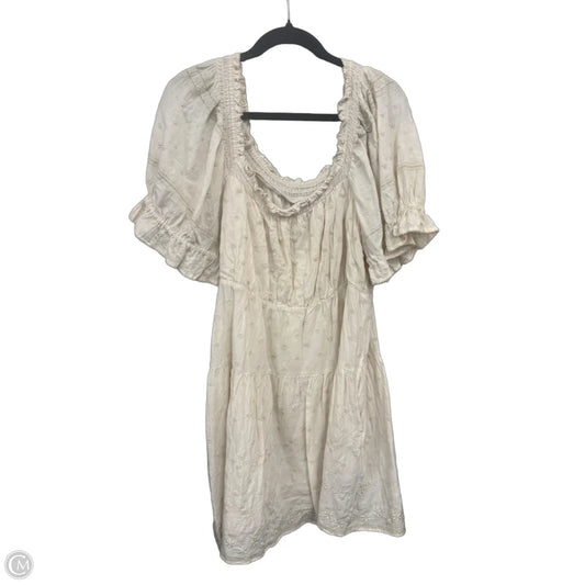 Dress Casual Short By Old Navy In Cream, Size: Xl