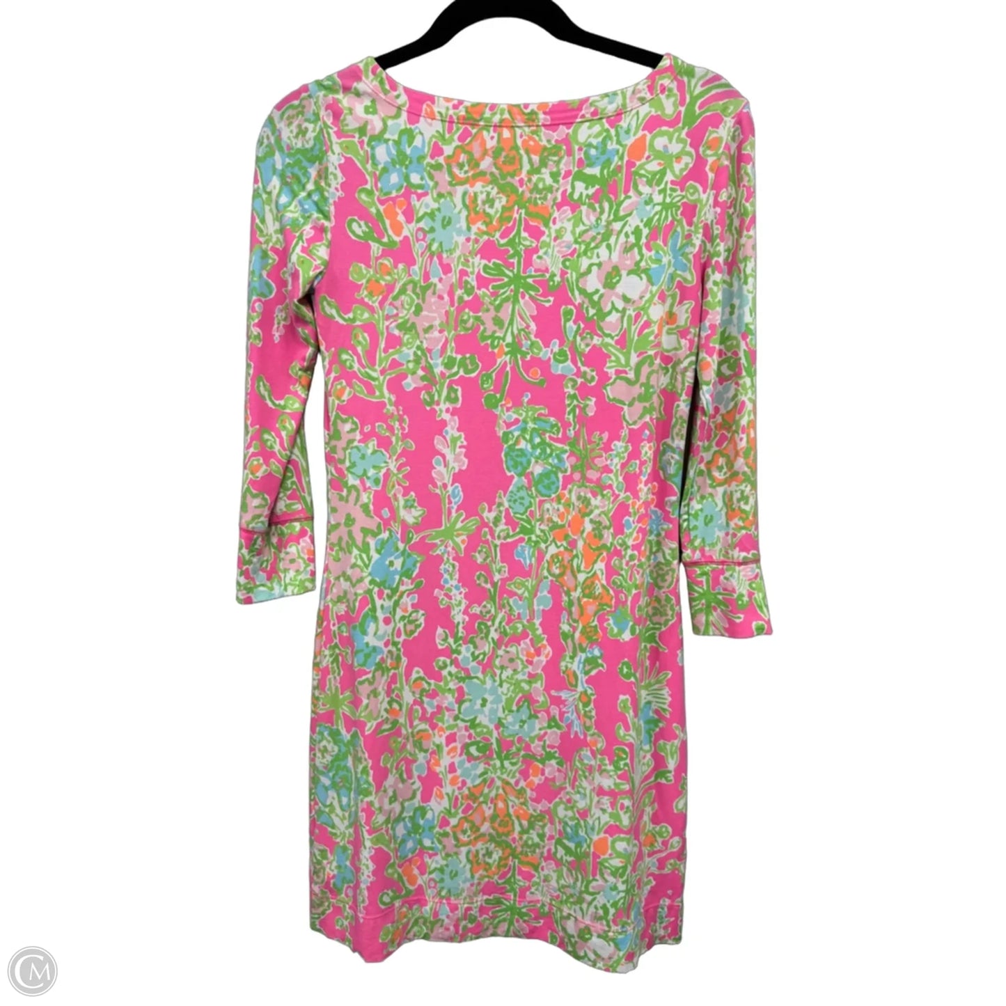 Dress Designer By Lilly Pulitzer In Green & Pink, Size: Xs