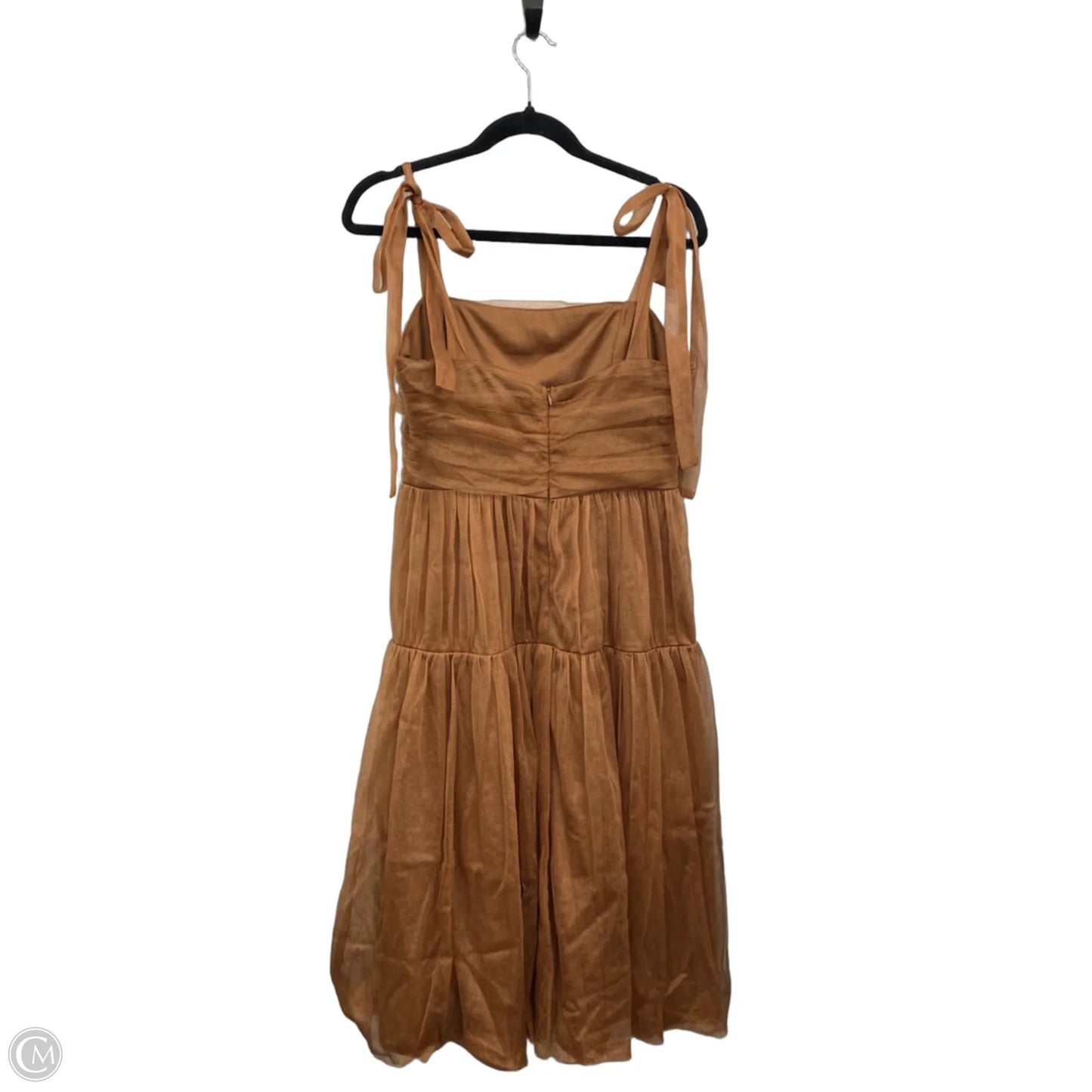 Dress Casual Midi By Storia In Brown, Size: L