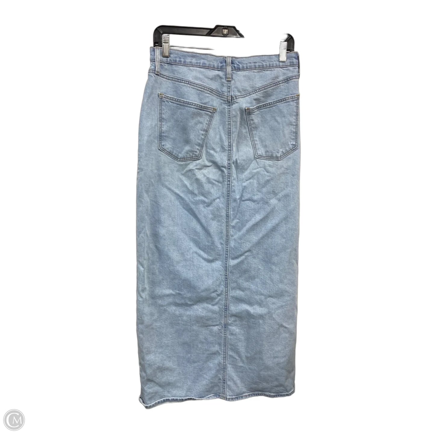 Skirt Maxi By Universal Thread In Blue Denim, Size: 8