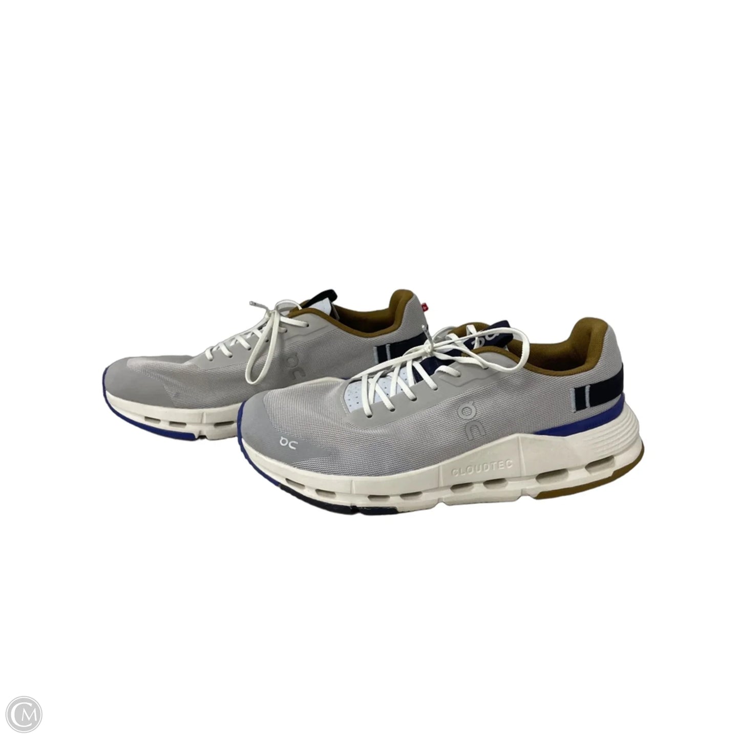Shoes Athletic By On Cloud In Blue & Grey, Size: 9.5