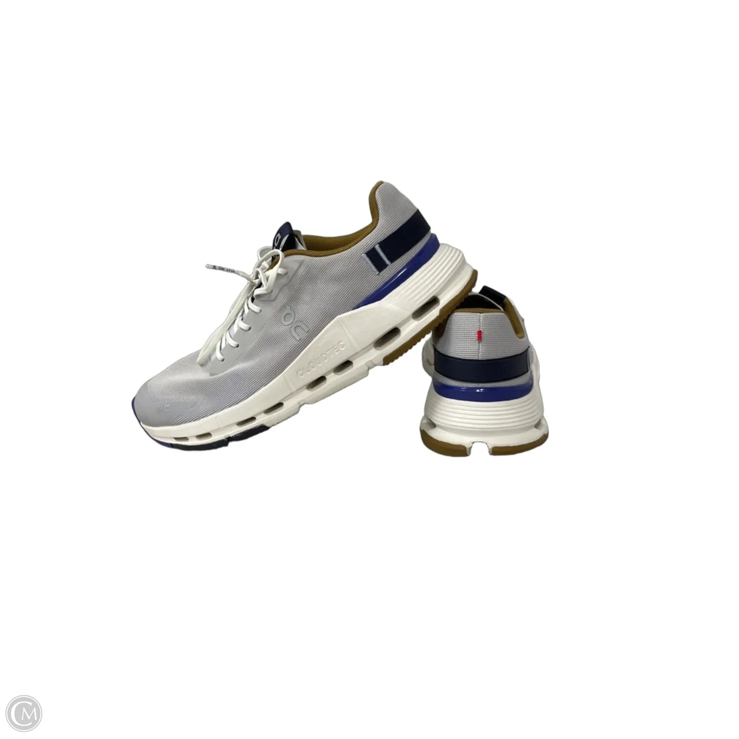 Shoes Athletic By On Cloud In Blue & Grey, Size: 9.5