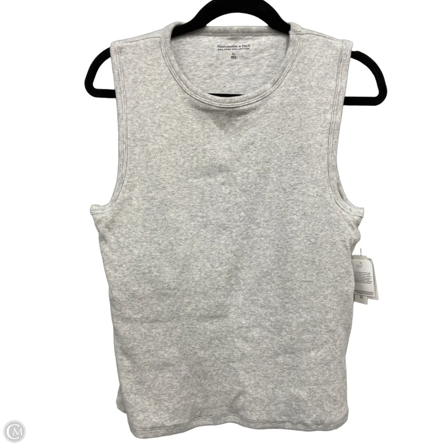 Top Sleeveless By Abercrombie And Fitch In Grey, Size: Xl