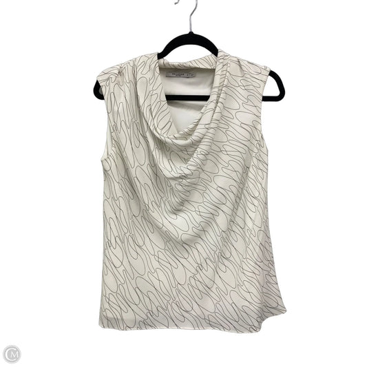 Top Sleeveless By Clothes Mentor In Black & White, Size: S