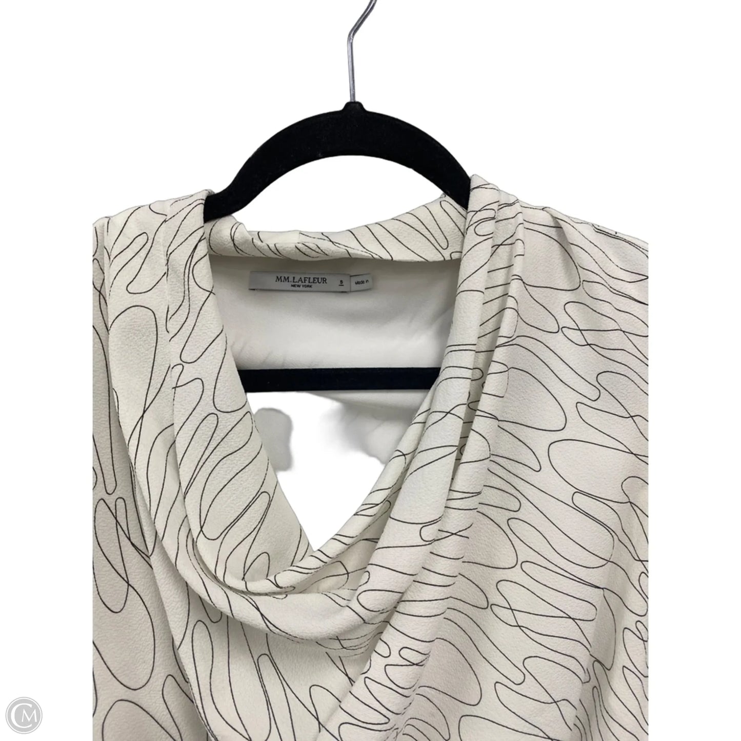 Top Sleeveless By Clothes Mentor In Black & White, Size: S