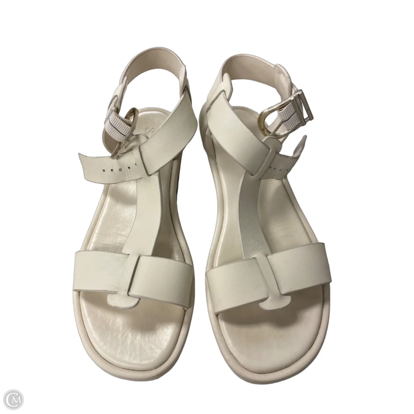 Sandals Flats By Splendid In Cream, Size: 8
