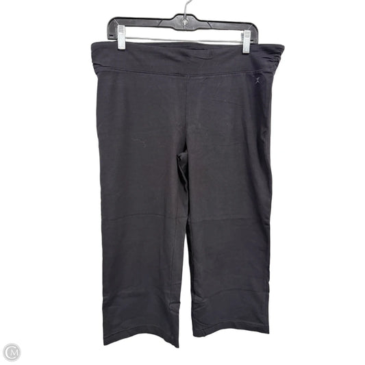 Athletic Leggings Capris By Danskin In Black, Size: Xl