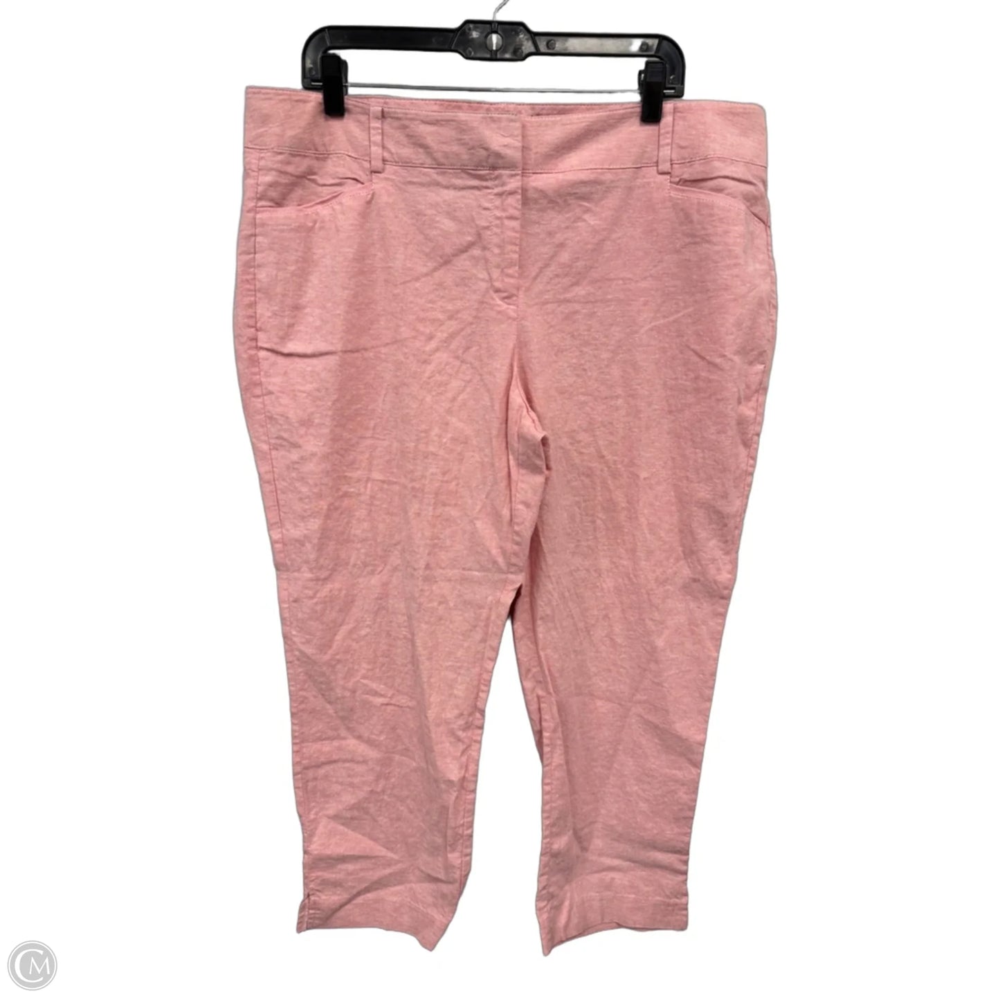 Pants Linen By New York And Co In Pink, Size: 16