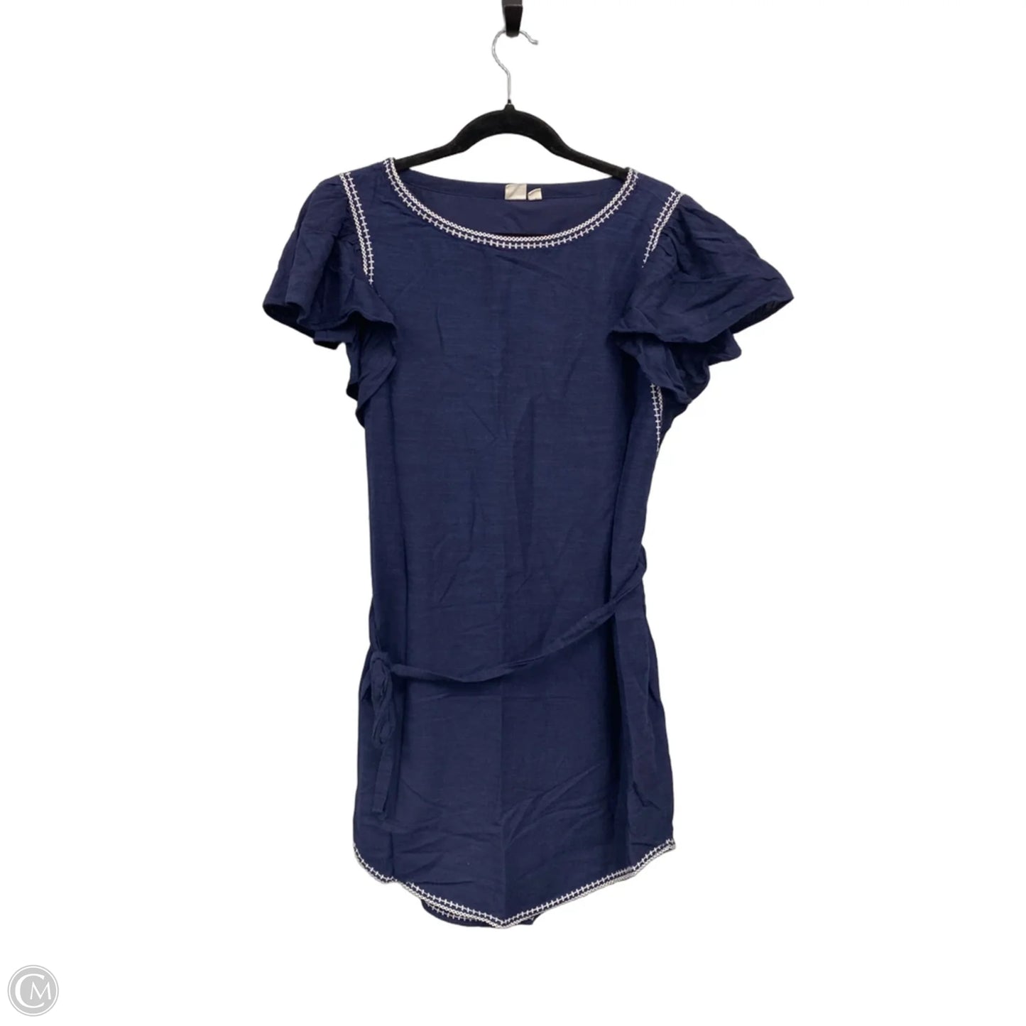Dress Casual Short By Gap In Blue & White, Size: S