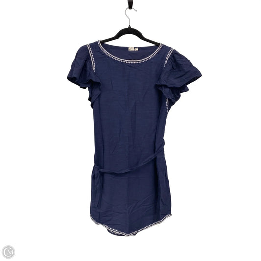 Dress Casual Short By Gap In Blue & White, Size: S