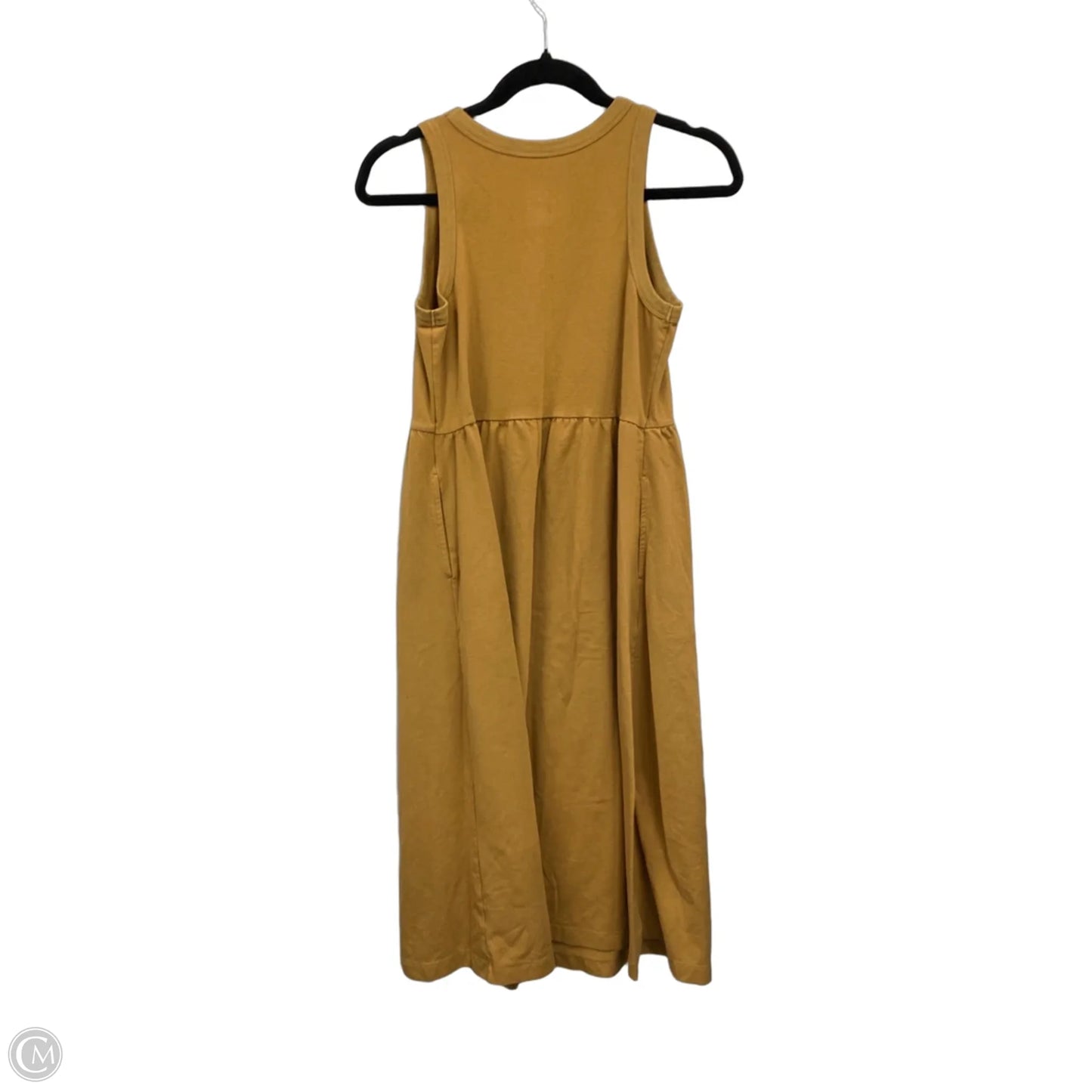 Dress Casual Midi By A New Day In Gold, Size: S