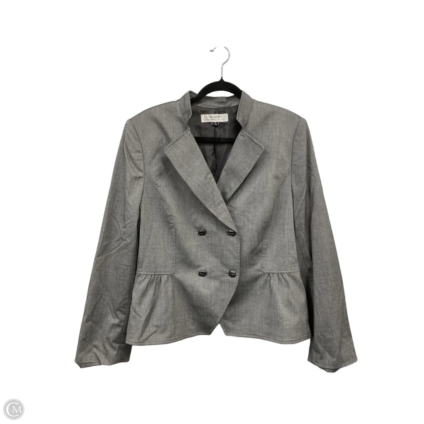 Blazer By Tahari In Grey, Size: 16