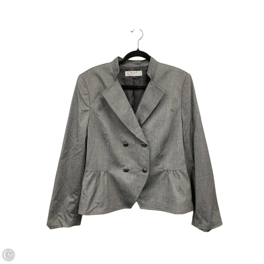 Blazer By Tahari In Grey, Size: 16