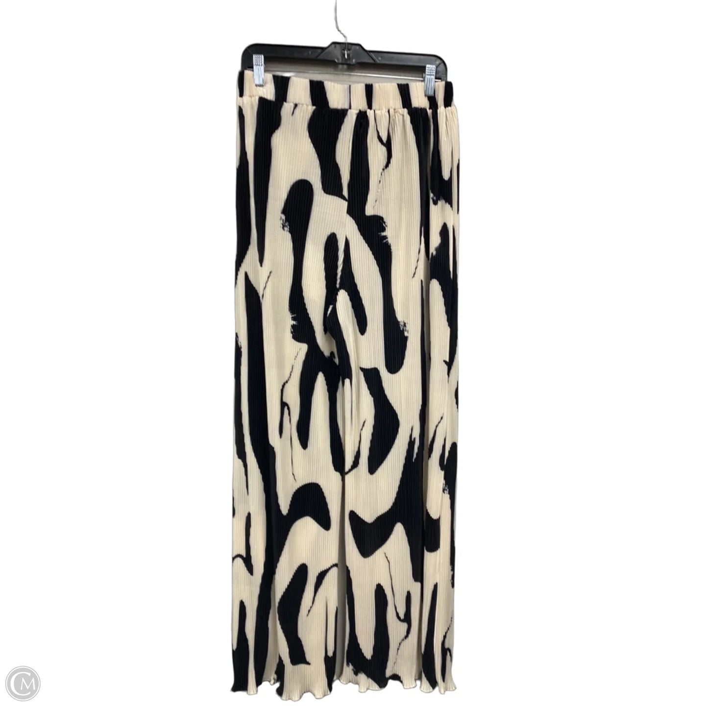 Pants Lounge By Shein In Black & Cream, Size: 12
