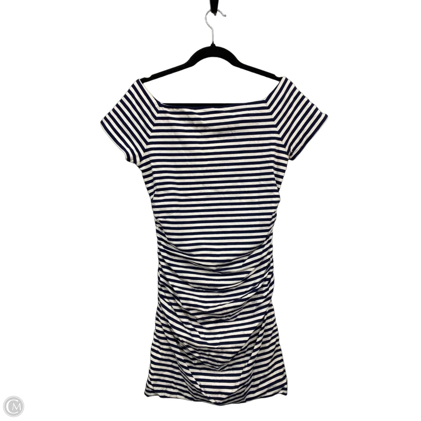 Dress Casual Short By Boden In Blue & White, Size: 10p