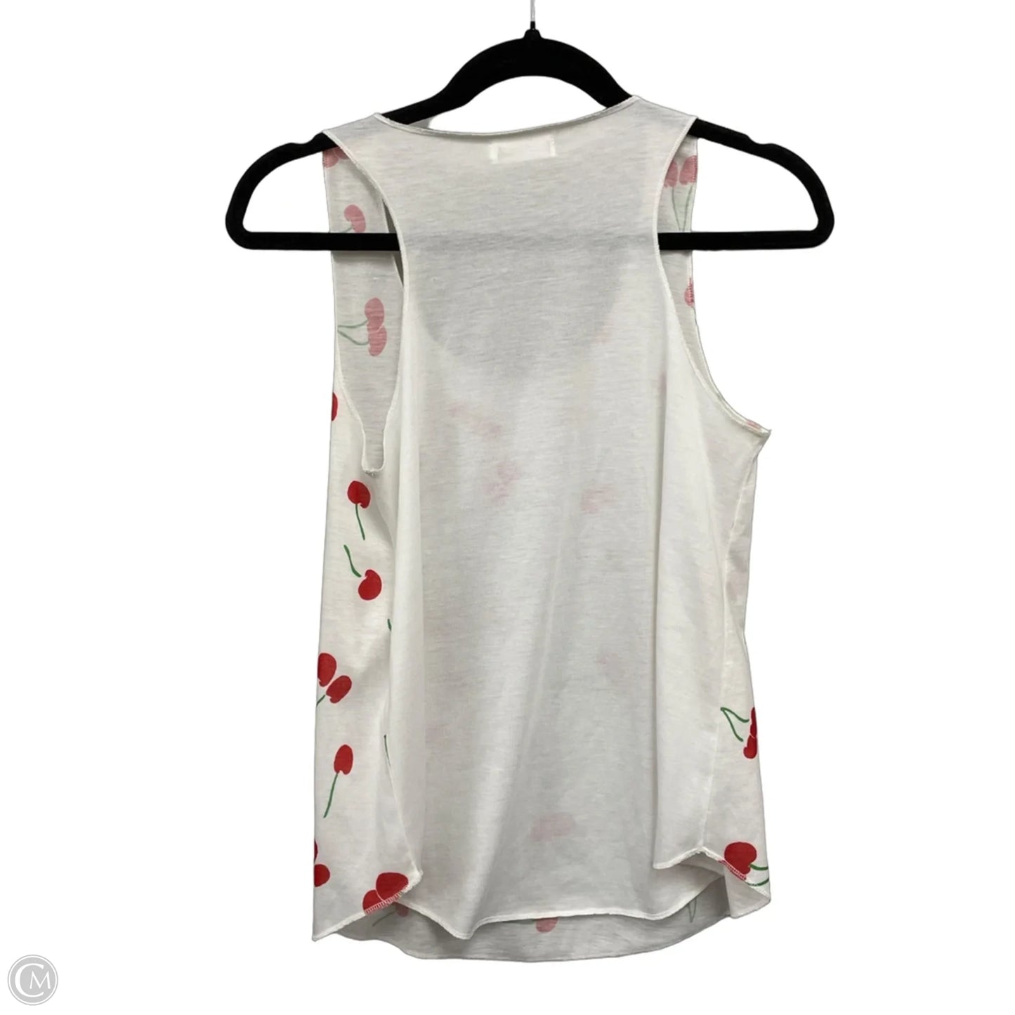Tank Top By Clothes Mentor In Red & White, Size: S