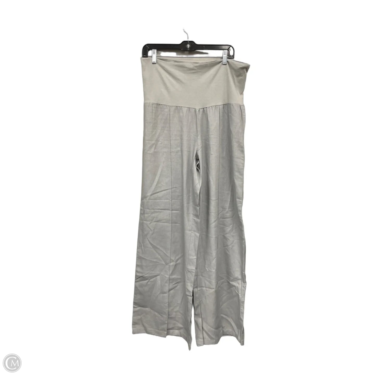 Pants Linen By Just Living In Grey, Size: L